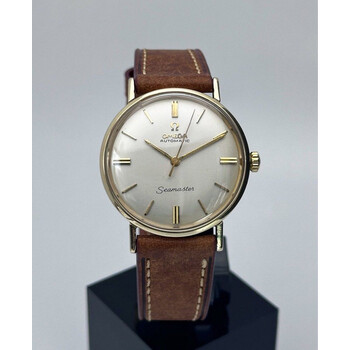 (SOLD!!) 34mm • 1960s Vintage Omega Seamaster 14K Solid Gold cal.550 ref.LL6590
